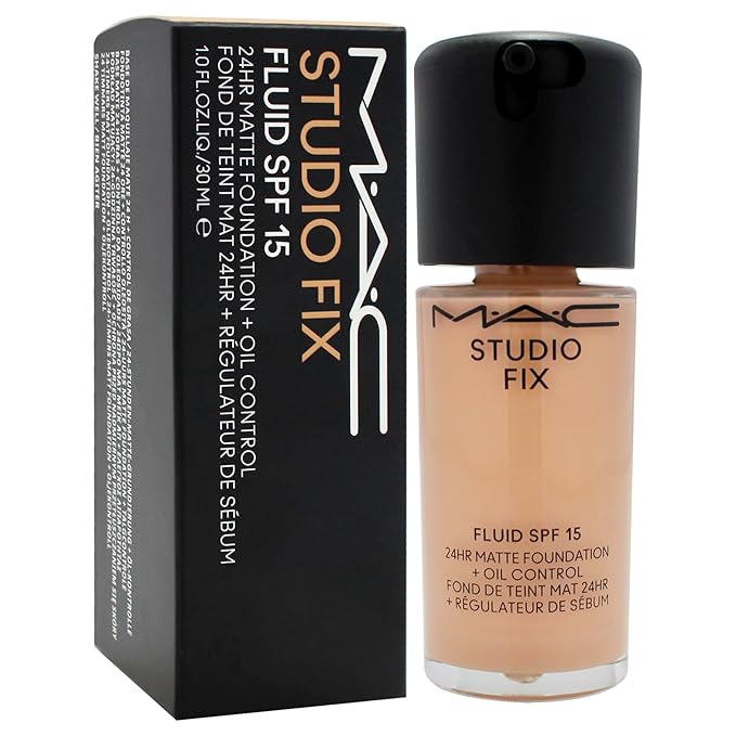 Studio Fix Fluid SPF 15 24Hr Matte Foundation Plus Oil Control - NW22 by MAC for Women - 1 oz Foundation-VivaGrace Women