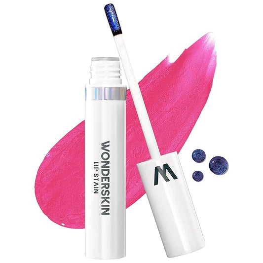 Wonderskin Wonder Blading All Day Lip Stain Peel Off Masque - Long Lasting, Waterproof and Transfer Proof Pink Lip Tint, Matte Finish Peel Off Makeup (Neon Rose Masque)-VivaGrace Women