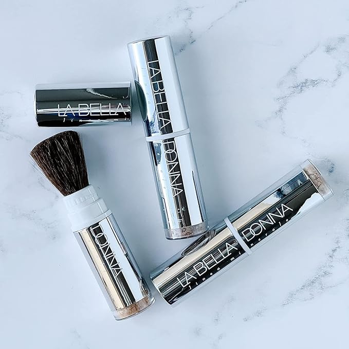 Minerals on the Go - (Dispensing Brush w/Loose Foundation) in Honey-VivaGrace Women