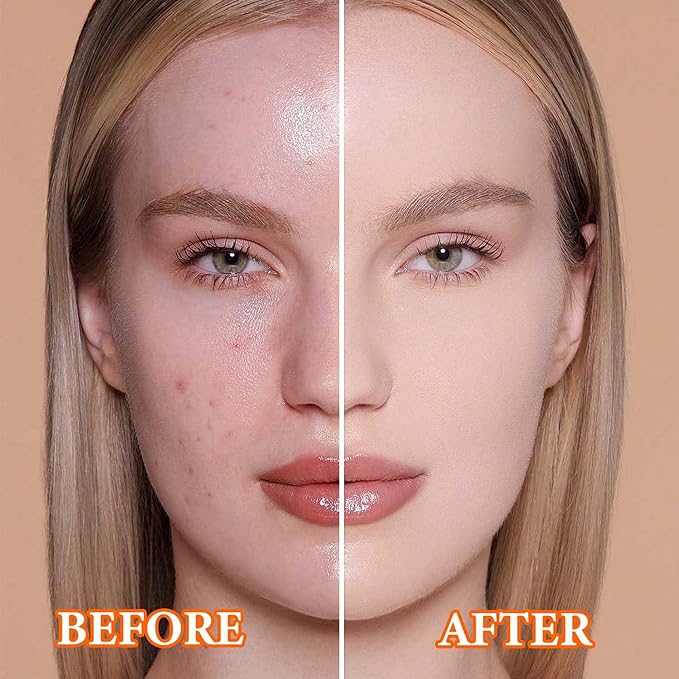 Oil Control Loose Face Powder,Translucent Setting Powder With a Powder Puff Long Lasting Makeup Covering Blemishes Brightens Skin Tone,Natural Matte Loose Powder for Women(1)-VivaGrace Women