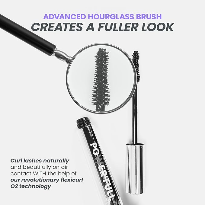 Wonderskin Mascara - Black Mascara for Volume, Length, and Curl - Lengthening, Volumizing & Smudge Proof Lash Makeup-VivaGrace Women
