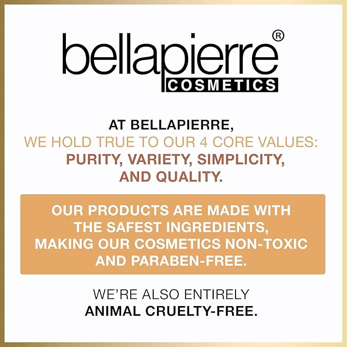 Bellapierre Shimmer Powder | Paraben Free | Vegan & Cruelty Free | All Skin Types | 2.35g - Cocoa