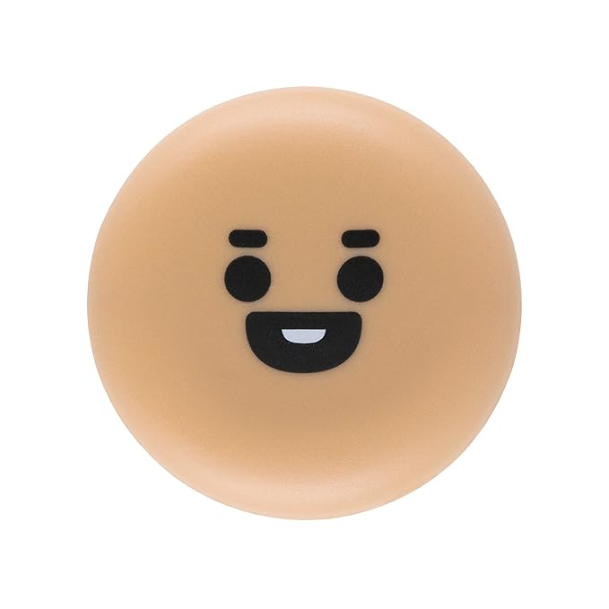 The Crème Shop | BT21 Baby - SHOOKY Macaron Lip Balm - Brown Sugar Milk Tea (Mauve Tinted)-VivaGrace Women