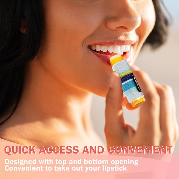 WK IEASON Lip Balm Holder Keychain Bulk Chapstick Holder Key chain-VivaGrace Women