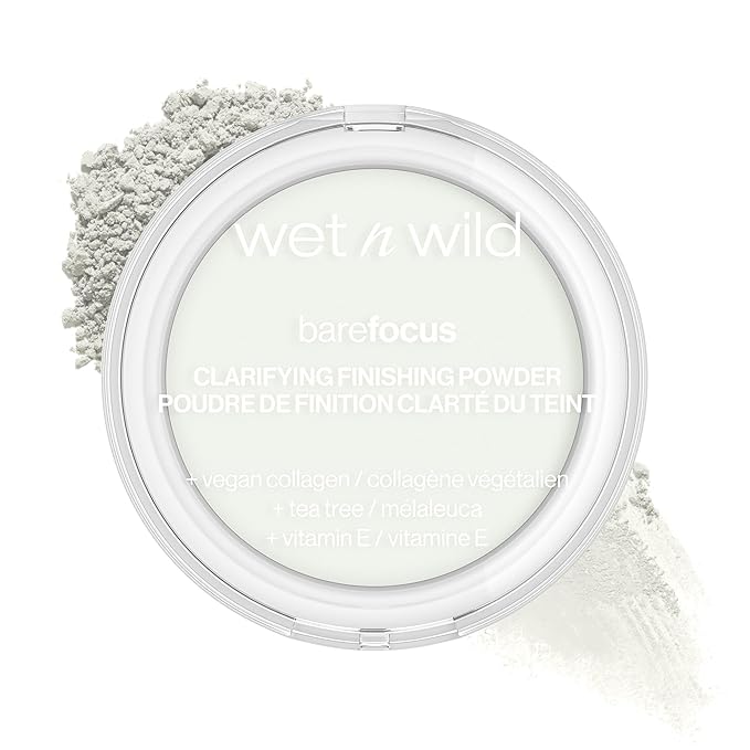 wet n wild Bare Focus Clarifying Finishing Powder & Mega Last Breakup Proof Eyeliner Waterproof 16-Hour Wear