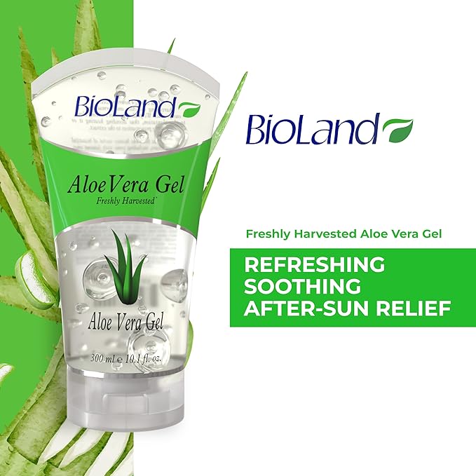 Aloe Vera Gel – Daily Multi-Purpose Hydrating Gel – Sunburn Relief and Soothing Moisturizer for Face and Body – All Skin Types – 10.14 fl oz (300mL)-VivaGrace Women