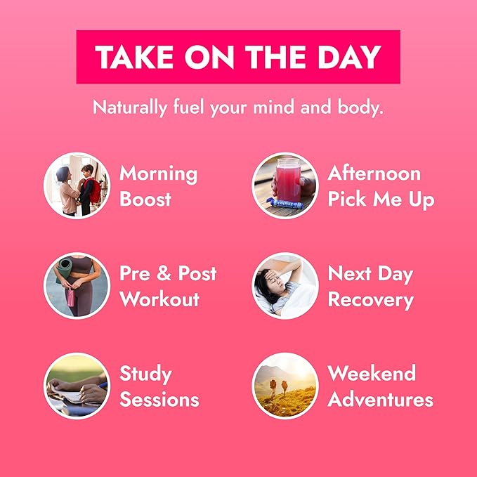 Zipfizz Daily Energy Drink Powder, Pink Lemonade, 12 Pack | 3-in-1 Sustained Energy, Rapid Hydration, and Essential Vitamins | Sugar-Free | Electrolyte Powder | Contains Vitamin B-12 & Antioxidants-VivaGrace Women