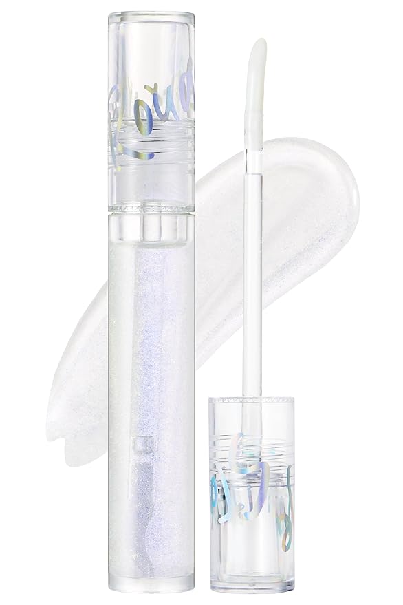 Rouge Star Glossy Lip Oil - Hydrating Lip Gloss - Non-Sticky Shine with Argan Oil & Vitamin - Deep Moisturization & Lip Softening 0.14 oz (Glossy Lip Oil)-VivaGrace Women