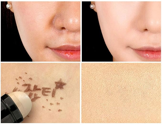 YADAH Silky Fit Concealer BB Cream (21 Light Beige, 1.18fl oz) - 2-in-1 Korean Makeup for Flawless Skin, Tinted Moisturizer for Blemish Cover. Long-Lasting, All-Day Wear.-VivaGrace Women