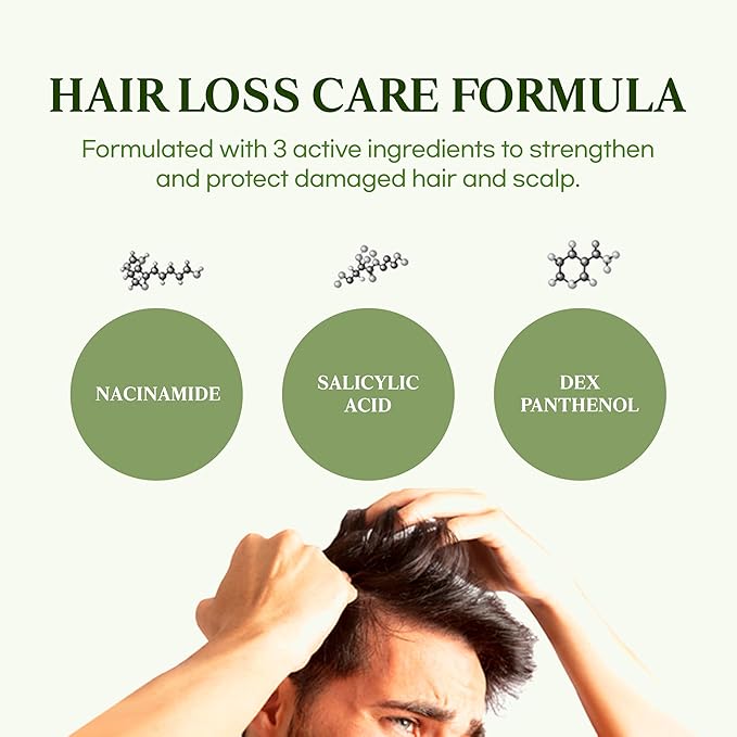 TS Natural All New TS Shampoo | Korean Shampoo for Sensitive Scalp | Hair & Scalp Care with Salicylic Acid and Natural Ingredients | Sulfate-Free Dandruff & Itchy Scalp Relief (16.9 Fl Oz / 500mL)-VivaGrace Women