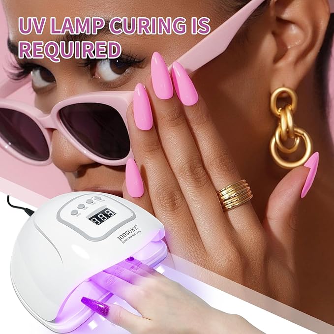 JODSONE 10ml Green Gel Nail Polish Set 6Colors Long Lasting Neutral Green Pale Lacquer Glossy Art for Nail and Salon Need U V Lamp-VivaGrace Women