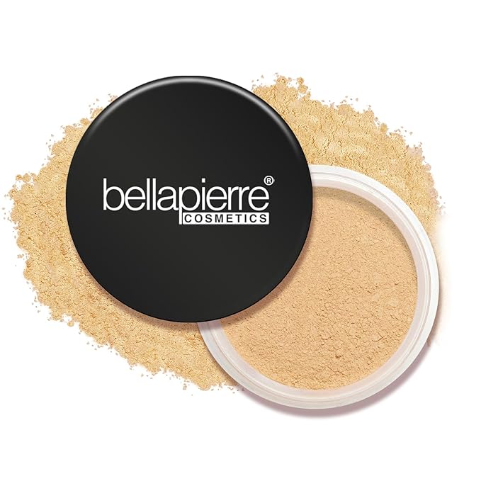 bellapierre Mineral Foundation SPF 15 - Loose Powder Foundation | Vegan & Cruelty Free Natural Makeup | Full Coverage Matte Finish | Hypoallergenic | Oil & Talc Free - 0.32 Oz - Nutmeg-VivaGrace Women