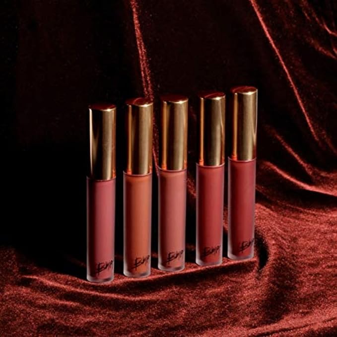 BBIA Last Velvet Lip Tint - Soft & Creamy Matte Finish Lip Stain, Blur Effect with Velvety Texture, Long-Lasting, High Pigment, Lightweight, Non-Drying, Korean Lip Makeup (11 CALM BOSS)-VivaGrace Women