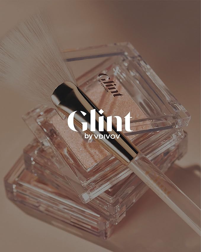 Glint Dewy Highlighter (Chrome Baby, 0.08oz) - Luminous Glow, Infused with Micropearls, Shiny Illuminator. Rich Pigment & Silky Touch, Korean Makeup.-VivaGrace Women