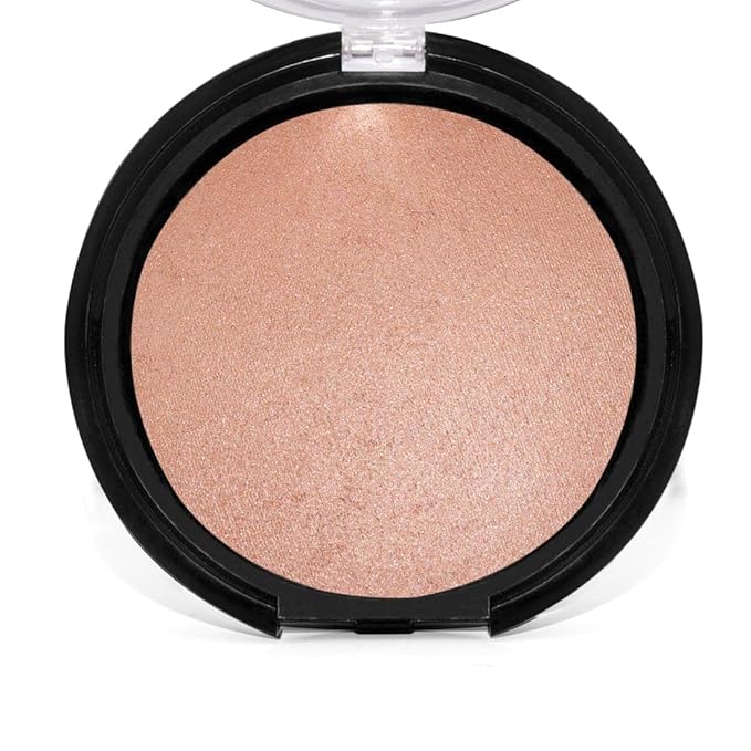 Palladio Baked Bronzer, Highly Pigmented and Easy to Blend, Shimmery Bronzed Glow, Use Dry or Wet, Lasts all day long, Provides Rich Tanning Color Finish, Powder Compact, Atlantic Tan-VivaGrace Women