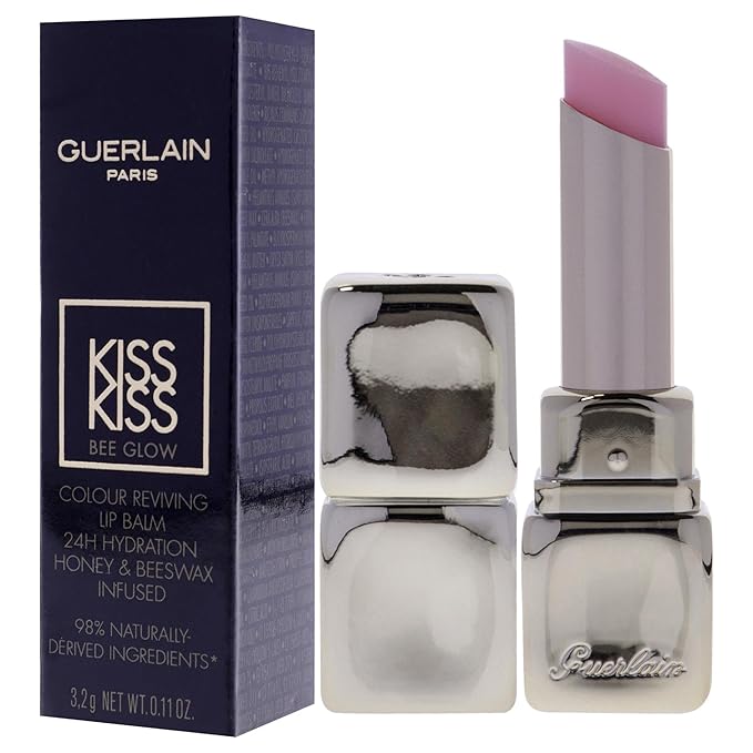Kiss Kiss Bee Glow Lip Blam - 258 Rose Glow by Guerlain for Women - 0.11 oz Lip Balm-VivaGrace Women