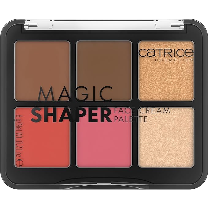 Catrice | Magic Shaper Face Cream Palette | Blush, Bronzer, & Highlighter | Longwearing, Blendable, & Buildable | Vegan & Cruelty Free-VivaGrace Women