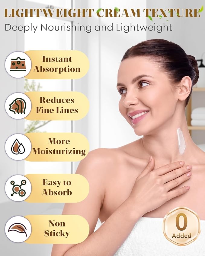 3% Retinol Cream Face Moisturizer, Anti Aging Neck Firming Cream with Collagen, Day & Night Face Cream with Hyaluronic Acid, Lifting & Tightening Wrinkle for Women & Men (1.51 Fl Oz (Pack of 1))-VivaGrace Women