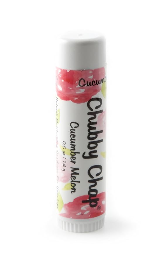 Chubby Chapstick - One (1x) Large Jumbo Chapstick Natural Chapstick - .5 Ounce Lip Balm (Cucumber Melon)-VivaGrace Women