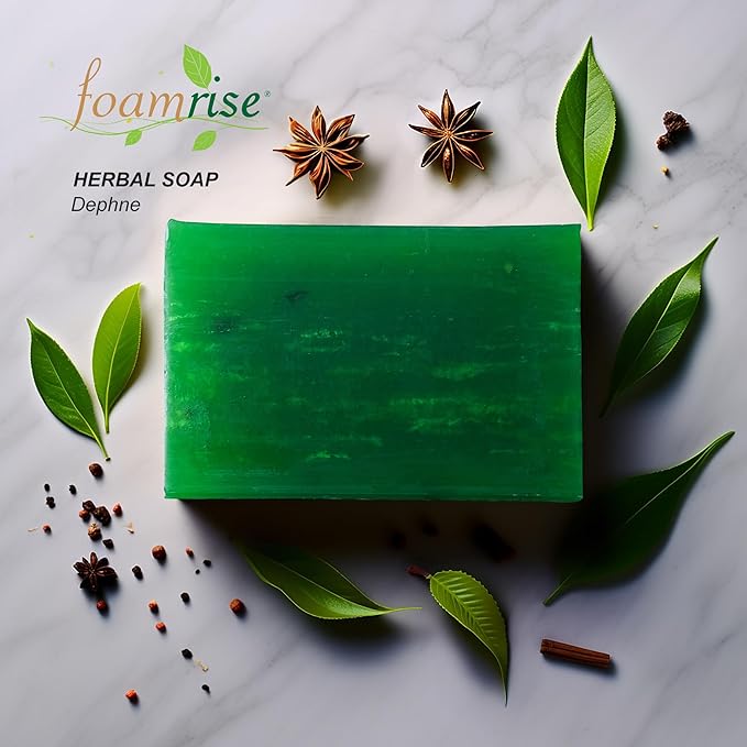 Hair Loss, Dandruff, Varicose Veins, Acne, Soothe Irritations, Sores on the Scalp, Daphne Soap, Handmade Soap With Premium Quality, Rich Glycerin Content, Natural, Best Gift Idea, Pack of 1