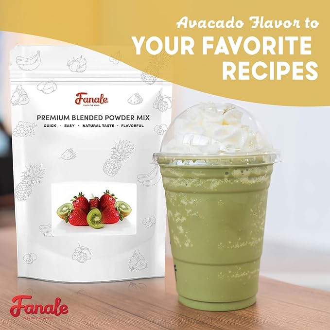 Fanale Premium Avocado Bubble Tea Flavoring Powder | Perfect for Baking, Smoothies, Desserts and Drinks | Instant Flavoring Powder for Boba Milk Tea - 2.2 Pounds (Pack of 1)-VivaGrace Women