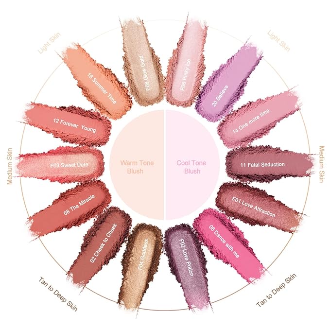 Oulac Purple Blush for Cheeks Blush Makeup| Highly Pigmented Cream Blush| Natural Matte Glow| Shape & Highlight Face| Cruelty-Free Blush with Rose Oil| N20 Believe 4.8g-VivaGrace Women