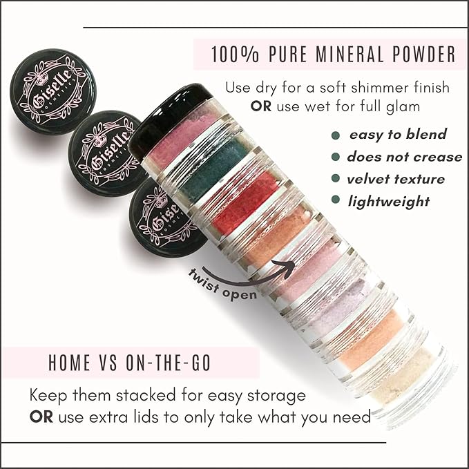 Summer Cupcake Mineral Eye Shadow Pallet, Organic Makeup Kit with Brown Eyeshadow, Nutural Eyeshadow, Mineral Powder, Contour Kit, Highlighter Palette, Hypoallergenic Eyeshadow-VivaGrace Women