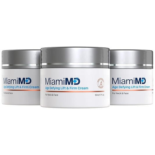 Age-Defying Lift & Firm Cream - Anti Aging and Skin Firming For All Types - Paraben Free - Fragrance Free Cruelty Free BHA Free 50 ml (1.7oz) - 3 PACK-VivaGrace Women