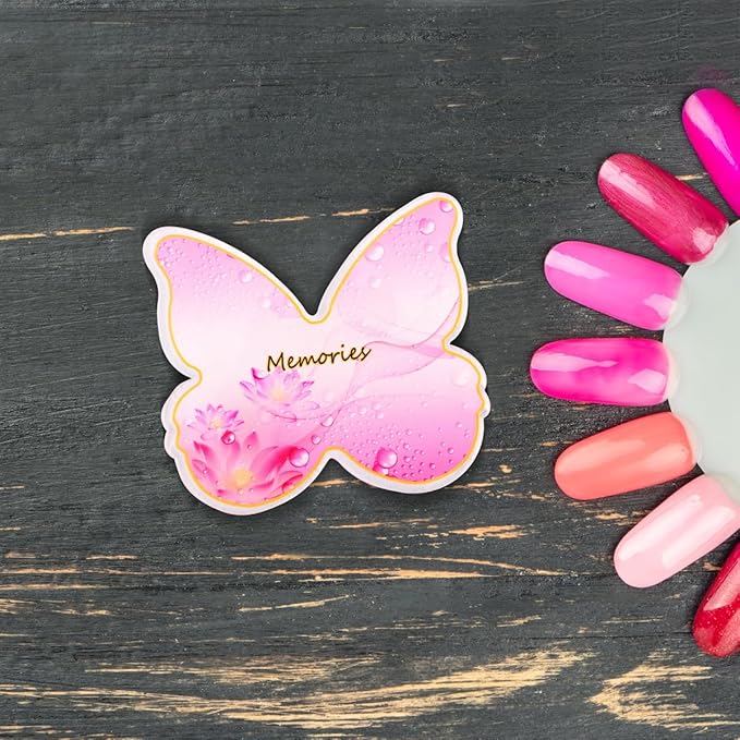 Resin Nail Art Palette: 2PCS Nail Art Palette Makeup Resin Mixing - Makeup Plate Nail Plates for Nail Art Nail Tip Holder Nail Art Display-VivaGrace Women