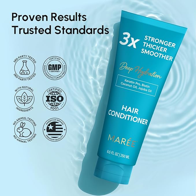 MAREE Hair Mask Conditioner for Women and Men - Hydrating Moisturizing Color Safe Deep Conditioner For Dry Damaged Curly Color Treated Fine Hair - Women's and Men's Acondicionador Para Cabello Rizado-VivaGrace Women