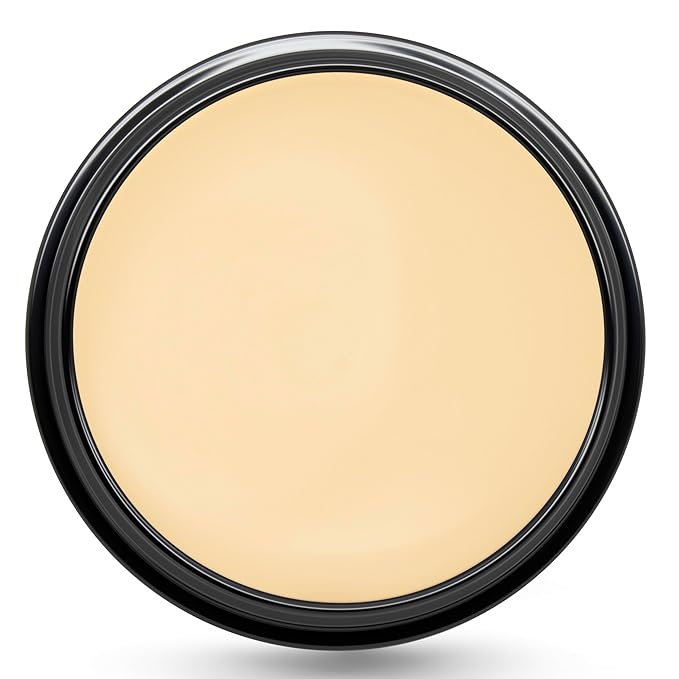 Graftobian HD Glamour Crème Foundation 1/2oz, Weightless Full Coverage Makeup, 65 Inclusive Shades, For All Skin Types, Natural or Full-Glam Looks, For Professionals and Beginners (Sunny Day)-VivaGrace Women
