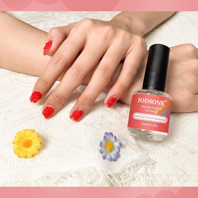 JODSONE 15ML Gel Nail Remover No Need Soaking or Wrapping Gel Remover for Nails 3-5 Minutes Easy And Quick-VivaGrace Women