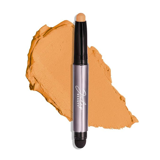 Julep Eyeshadow 101 Cream-to-Powder Waterproof Shadow Stick – Marigold Matte – Long-Lasting, Crease-Proof, Warm Golden Undertones Matte Cream Eyeshadow with Built-in Smudger-VivaGrace Women