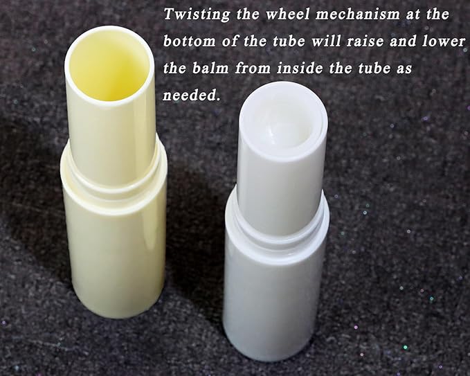 0.14oz Empty Flavored Lip Balm Container Tubes Plastic Homemade Moisturizing Lip Stick with Caps Bulk Fit for Women Adult DIY Making Supplies, 25 Count (Multicolor)-VivaGrace Women