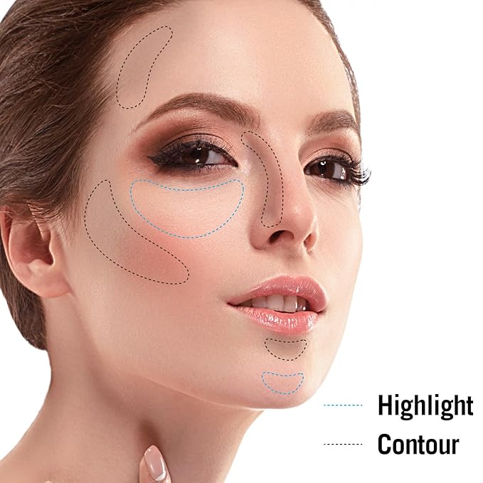Sistar Shimmer Contour Palettes Define Natural Depth Lighten Darken Shading Bronzing And Highlighting-VivaGrace Women