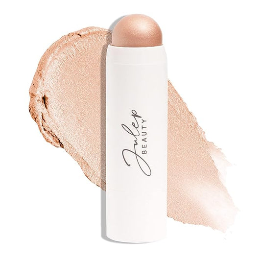 Julep Skip The Brush Cream to Powder Highlighter Stick- Sheer Glow - Blendable and Buildable Color - 2-in-1 Makeup Stick-VivaGrace Women