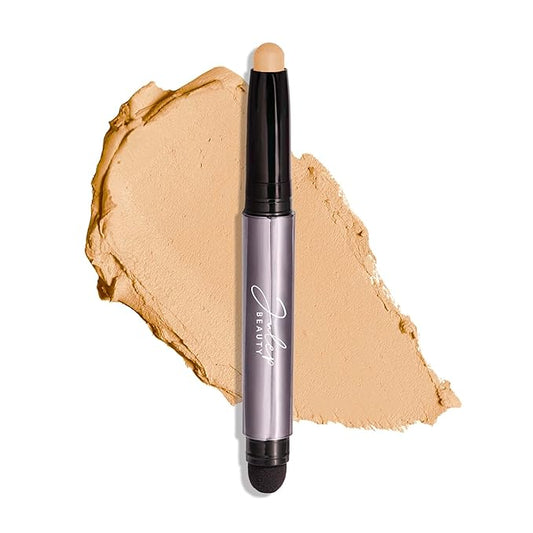 Julep Eyeshadow 101 Cream-to-Powder Waterproof Shadow Stick – Vanilla Matte – Long-Lasting, Crease-Proof, Light-Beige Matte Cream Eyeshadow with Built-in Smudger-VivaGrace Women