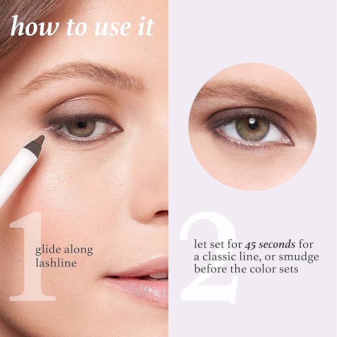 Julep When Pencil Met Gel Sharpenable Multi-Use Longwear Eyeliner Pencil - 17 Smoky Plum - Transfer-Proof - High Performance Liner
