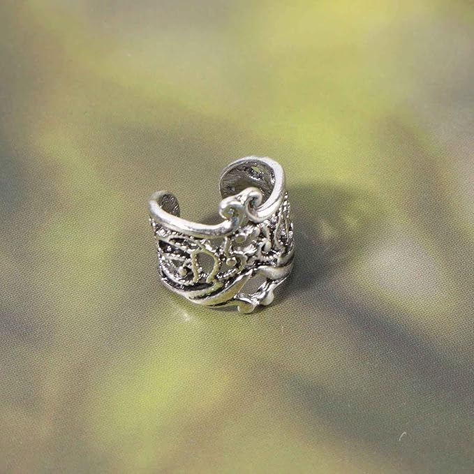 Boho Ear Cuff Earrings Silver Conch Ear Cuffs Earrings Helix Hoop Earrings Non Pierced Cartilage Earrings Jewelry for Women and Girls-VivaGrace Women