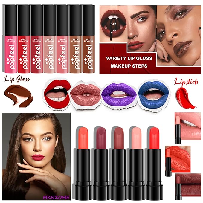 Professional Makeup Kit for Women Full Kit, Makeup Set Cosmetic Make Up Kit with Makeup Bag Include Eyeshadow Palette Makeup Brushes Set Lipstick Lip Gloss Foundation Concealer-VivaGrace Women