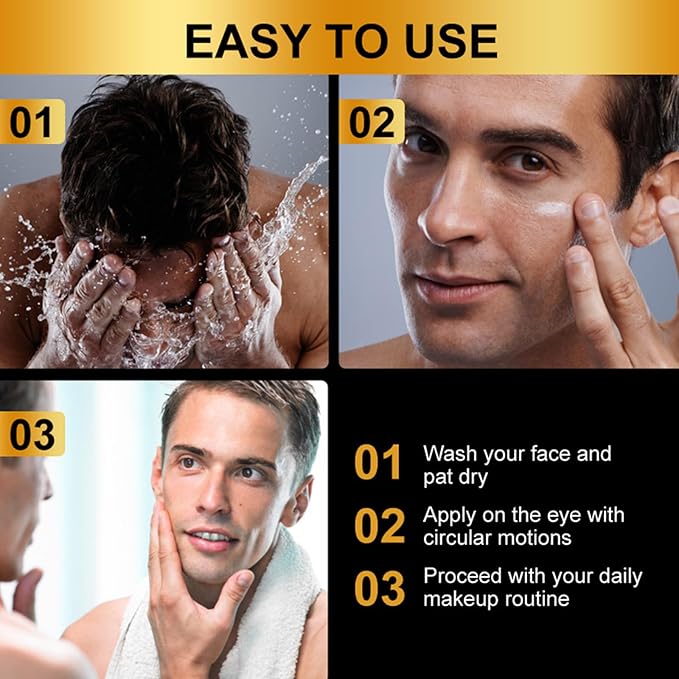 Caffeine Eye Cream for Men Anti Aging, Reduces Dark Circles, Bags, Puffiness Under Eye Cream Face Tightening Eye Lift For All Skin Types 1.7oz-VivaGrace Women