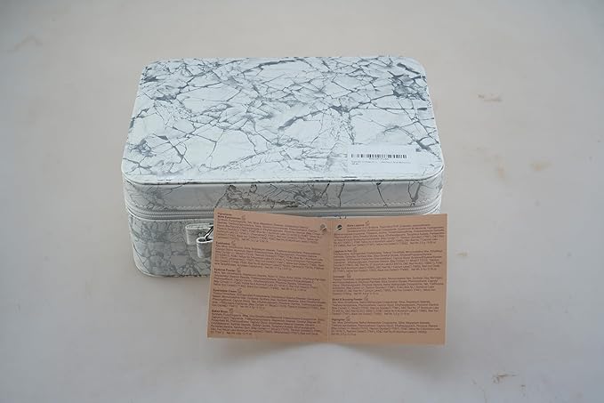 Makeup Kit for Women,All in One Makeup Gift Set for Girls in Cosmetic Train Case (White) With Mirror,Full Cosmetic Kit Includes Eyeshadow Palette,Lipgloss,Blushes,Pencil,Brush Applicators-VivaGrace Women