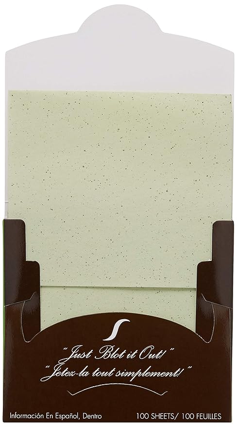 Sorme' Treatment Cosmetics Blotting Paper, Green Tea, 0.5 oz.-VivaGrace Women
