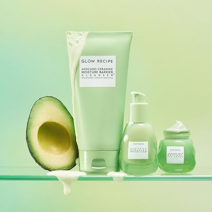 Glow Recipe Avocado Retinol Eye Cream for Wrinkles - Overnight Under Eye Cream for Dark Circles, Firming & Brightening Dull, Puffy Eyes - Time Release Niacinamide & Caffeine Eye Cream (15ml)-VivaGrace Women