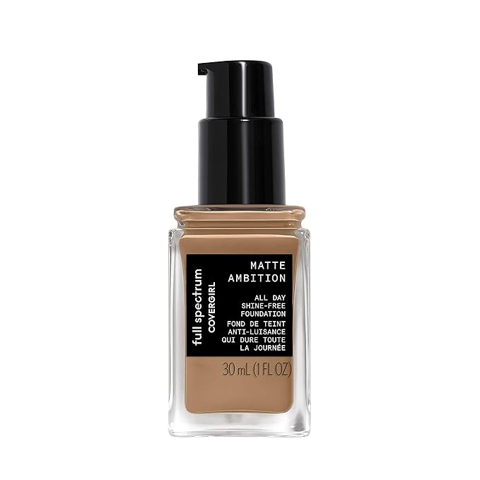 COVERGIRL Full Spectrum Matte Ambition- All Day Foundation Tan Neutral-VivaGrace Women