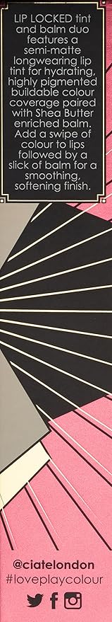 Ciate London Lip Locked Tint and Balm Lip Duo, 305/Fuchsia-VivaGrace Women