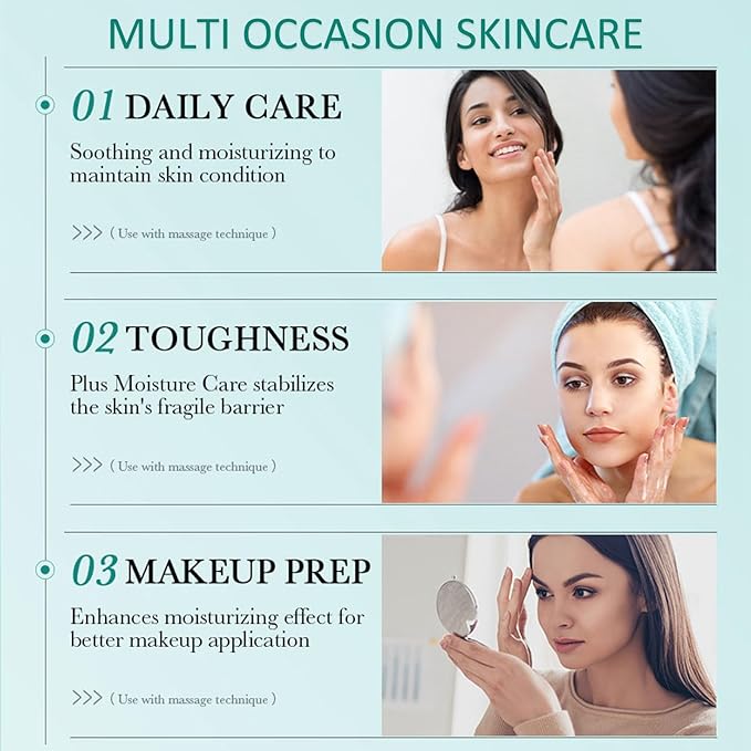 Hyaluronic-Acid Skincare Set, Skin Care Kit For Women, Skincare Gift Set, 6pcs Facial Kit For Women With Cleanser, Face Serum, Face Moisturizer, Eye Cream & Face Mask, Clean, Soft, And Plump-VivaGrace Women