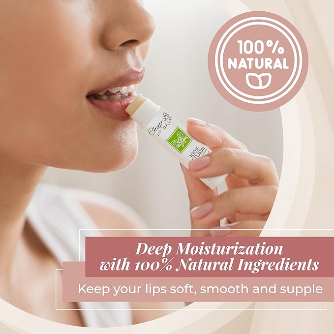 100% Natural Lip Balm Set, Hydrating and Moisturizing Beeswax Natural Flavor Assortment, Lip Moisturizer for Dry Lips, Cocoa Butter, Petroleum Free, 24 Count, 2Pack-VivaGrace Women