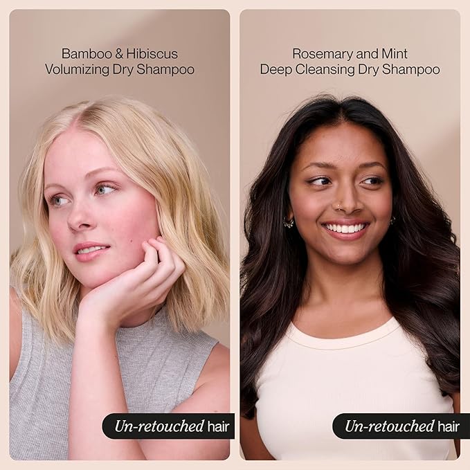 Suave+ Dry Shampoo Spray Variety 2-Pack – Invigorating Rosemary & Mint + Volumizing Bamboo & Hibiscus, 4.3 Oz Ea-VivaGrace Women