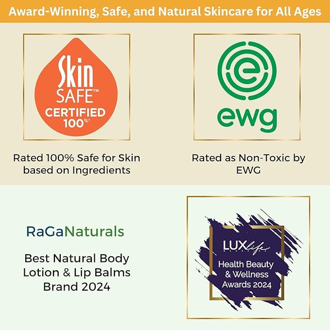 RaGaNaturals Natural Mango Shea Butter Lotion - Tropical Lotion with Vitamin E, B5, Argan & Avocado Oil - Refreshing, Hydrating & Nourishing Moisturizer - Vegan, Cruelty-Free & Paraben Free - 8 Oz-VivaGrace Women